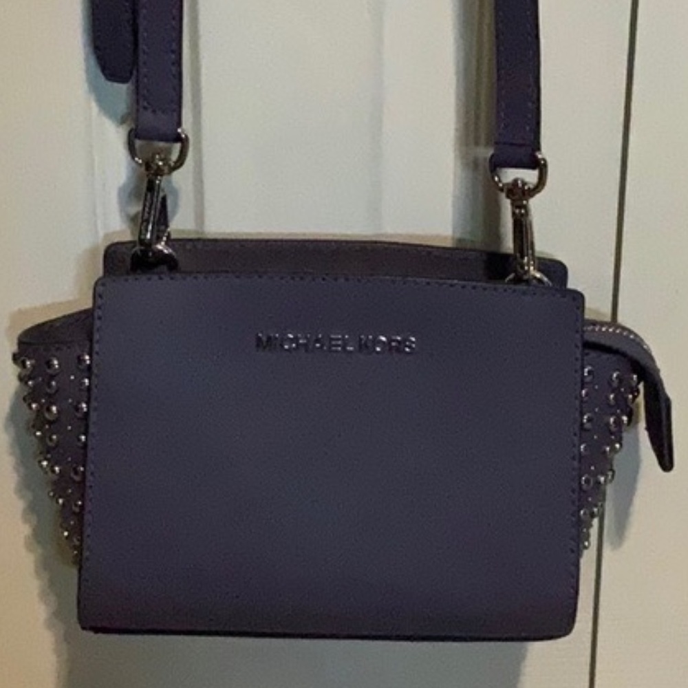 Michael Kors Selma Stud Saffiano w/Tags